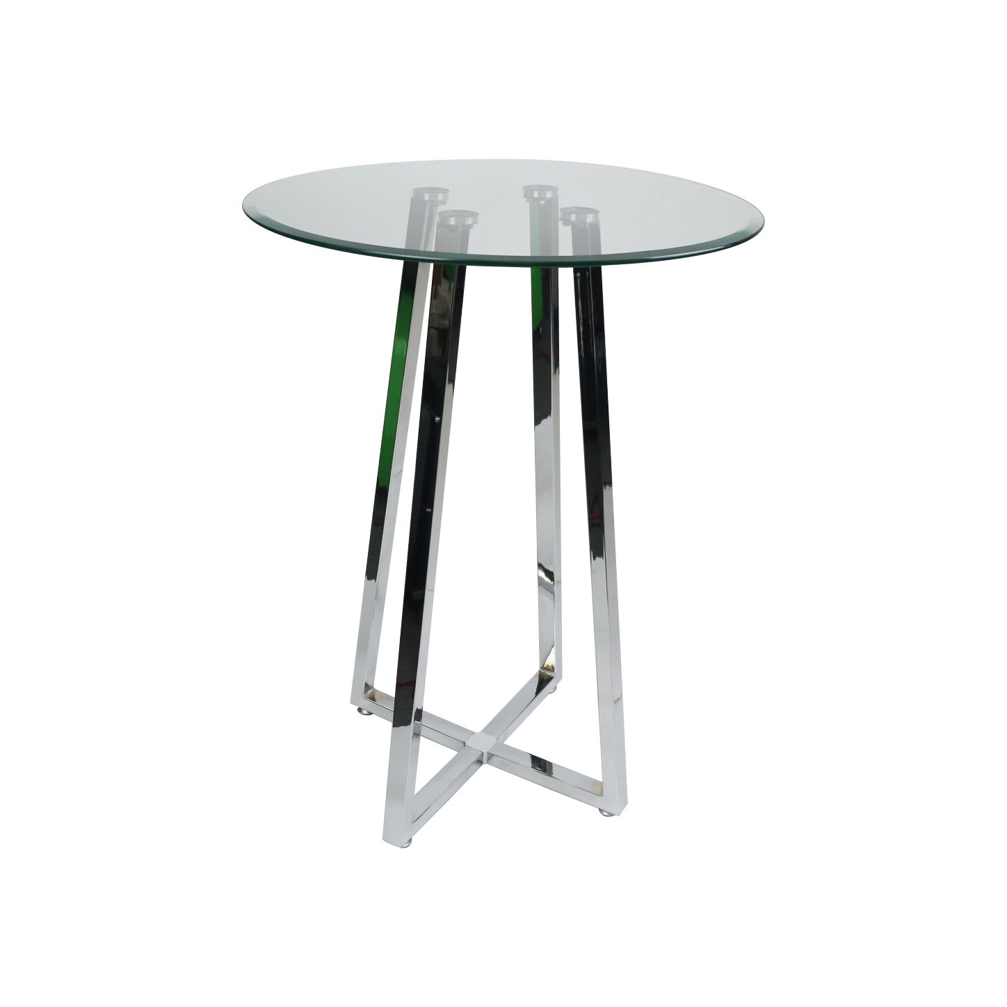 Soho Clear Glass Bar Table